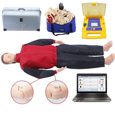 高級電腦心肺復(fù)蘇、AED除顫儀、創(chuàng)傷模擬人（計算機(jī)控制三合一） 