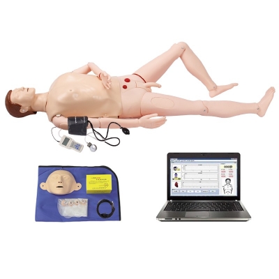 高級電腦全功能急救訓練模擬人(心肺復蘇CPR與血壓測量、基礎護理) 